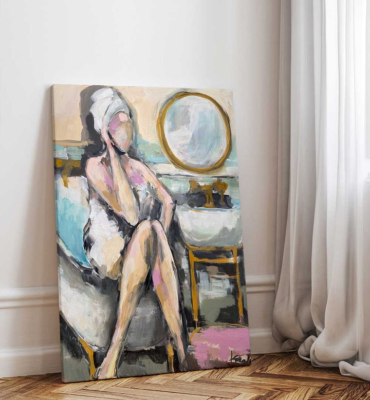 BATHROOM CONVERSATION , BATHROOM ART PRINTS