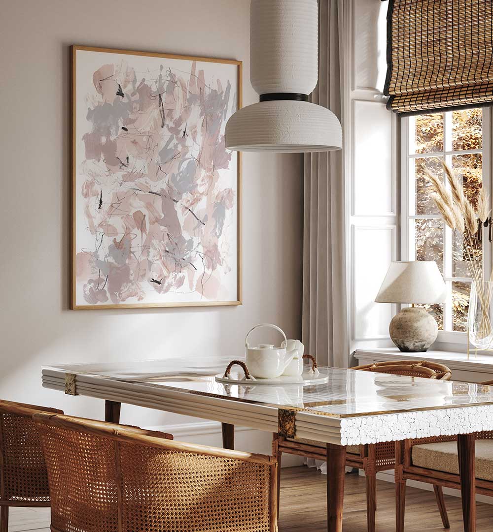 Enhance your decor with FLORAL ABSTRACT I, ABSTRACT PAINTINGS, showcasing vibrant floral motifs in contemporary art.