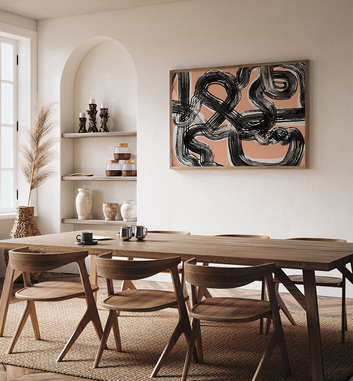 TWISTING PATHWAYS , ABSTRACT PAINTINGS