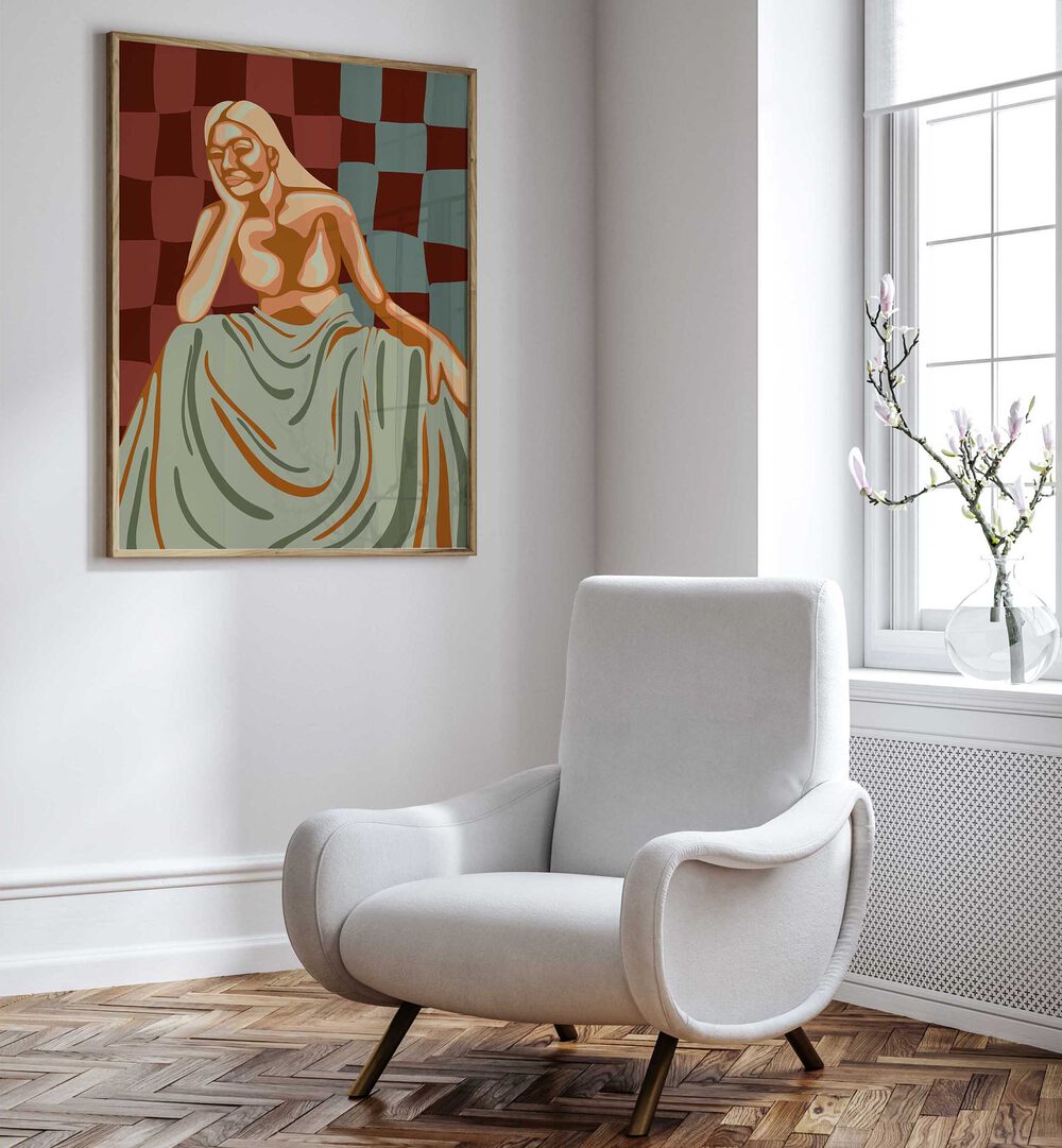 Elegant wall art from the CHRISTINA II, PORTRAITS collection, showcasing human emotion and artistic beauty.