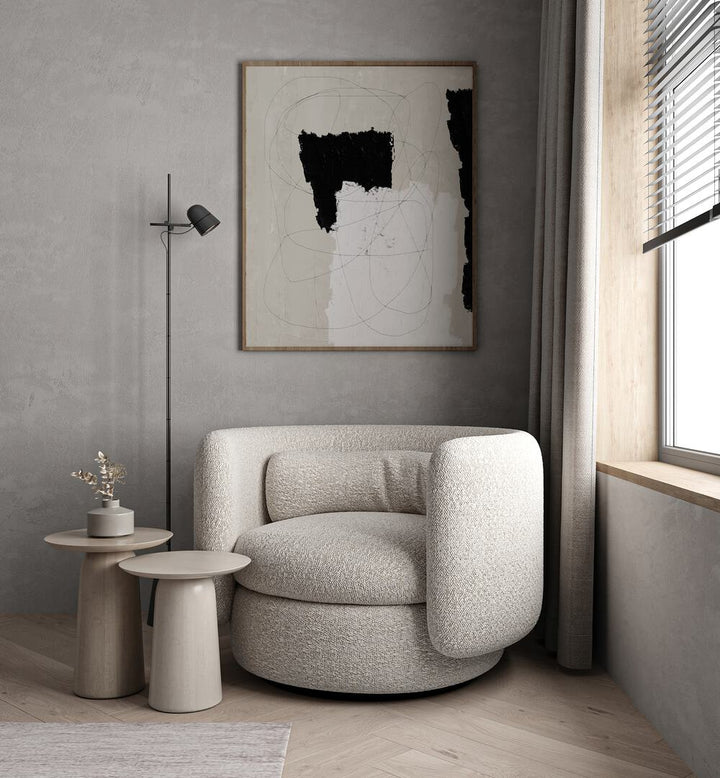 Transform your space with Miuus Studio's ABSTRACT TORN PAPERS, showcasing stunning ABSTRACT PAINTINGS in stylish decor.
