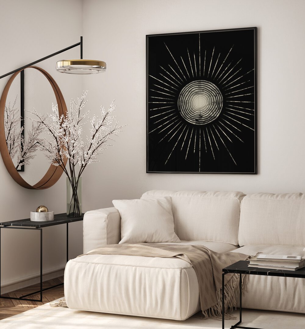 Transform your home with BLACK SUNNY DAY, GEOMETRIC ART PRINTS featuring striking black abstract designs.