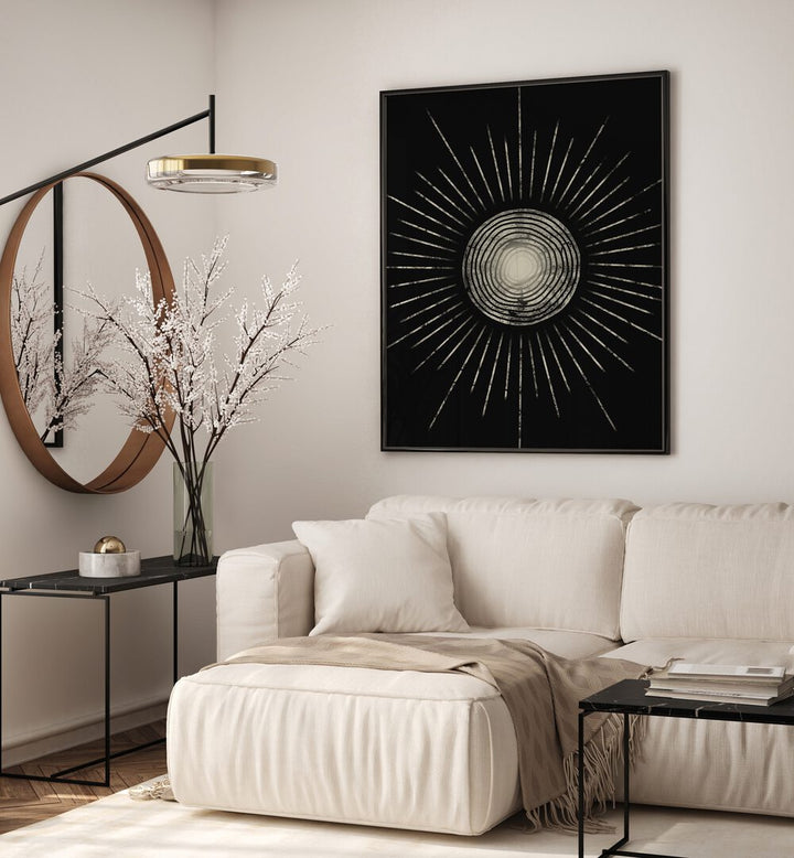 Transform your home with BLACK SUNNY DAY, GEOMETRIC ART PRINTS featuring striking black abstract designs.
