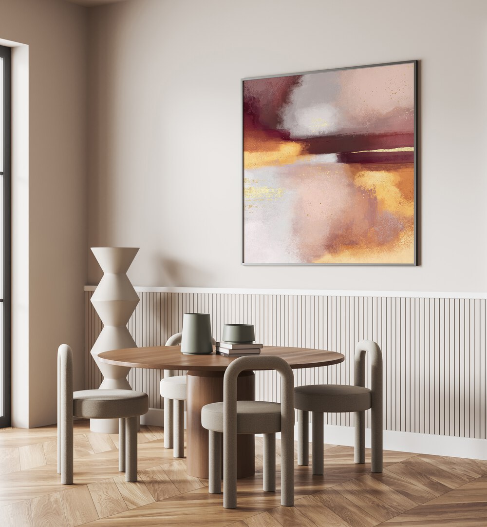 Elegant AUTUMN RAIN, ABSTRACT PAINTINGS transform your space with soothing colors and a tranquil essence.