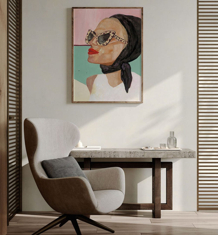 Stylish CAPRI, PORTRAITS illustration enhances modern decor with elegance and artistic flair in your home.