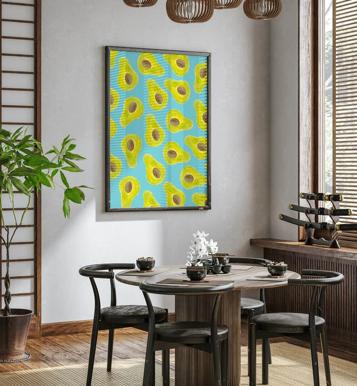Bright and colorful AVOCADOS, KITCHEN POSTERS enhance your culinary space, perfect for food lovers and home chefs.
