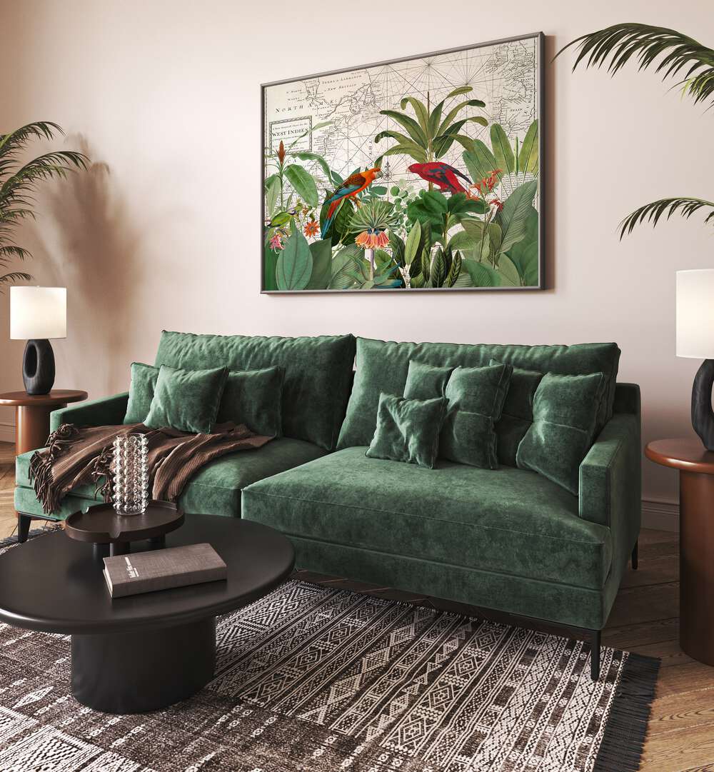 Vibrant EXOTIC WILDLIFE VI, ANIMAL PAINTINGS by Andrea Haase enhances any modern living space with natural beauty.