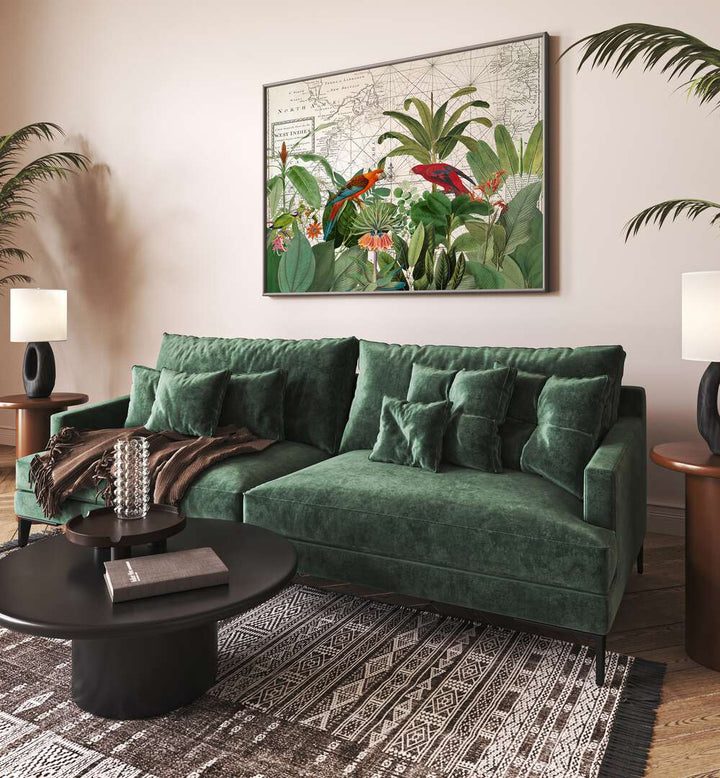 Vibrant EXOTIC WILDLIFE VI, ANIMAL PAINTINGS by Andrea Haase enhances any modern living space with natural beauty.