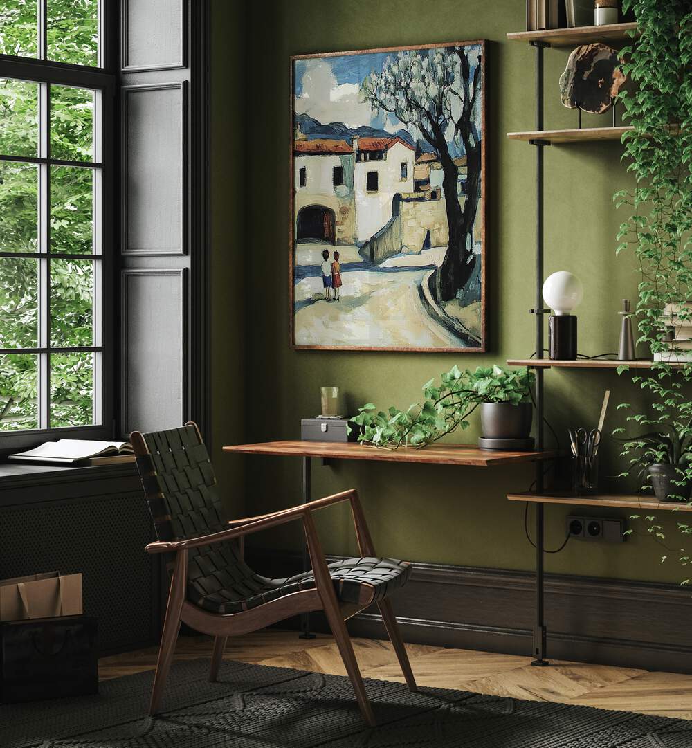 Vibrant artwork titled CHILDREN IN THE STREET, capturing the essence of childhood joy and exploration in decor.