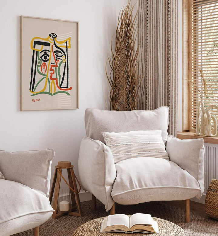 PORTRAIT DE JACQUELINE  , VINTAGE PAINTINGS