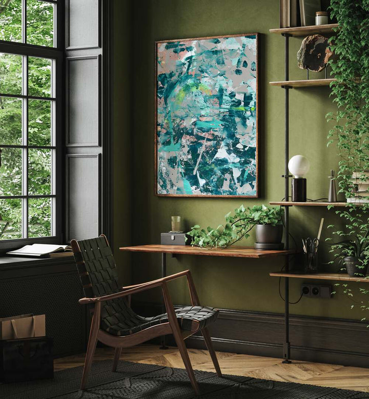 Stunning TO CONFRONT DELIGHT, ABSTRACT PAINTINGS enhance any space with creativity and inspiration in a beautiful setting.