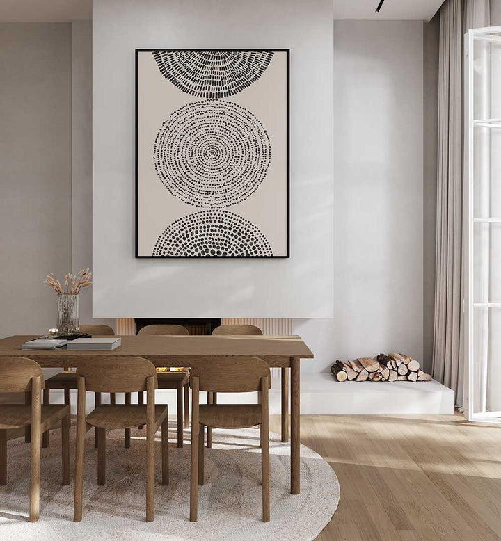 TRIBAL CIRCLES , PATTERN ART PRINTS