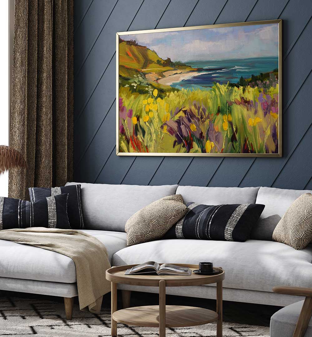 COASTAL CALIFORNIA , LANDSCAPE PAINTINGS