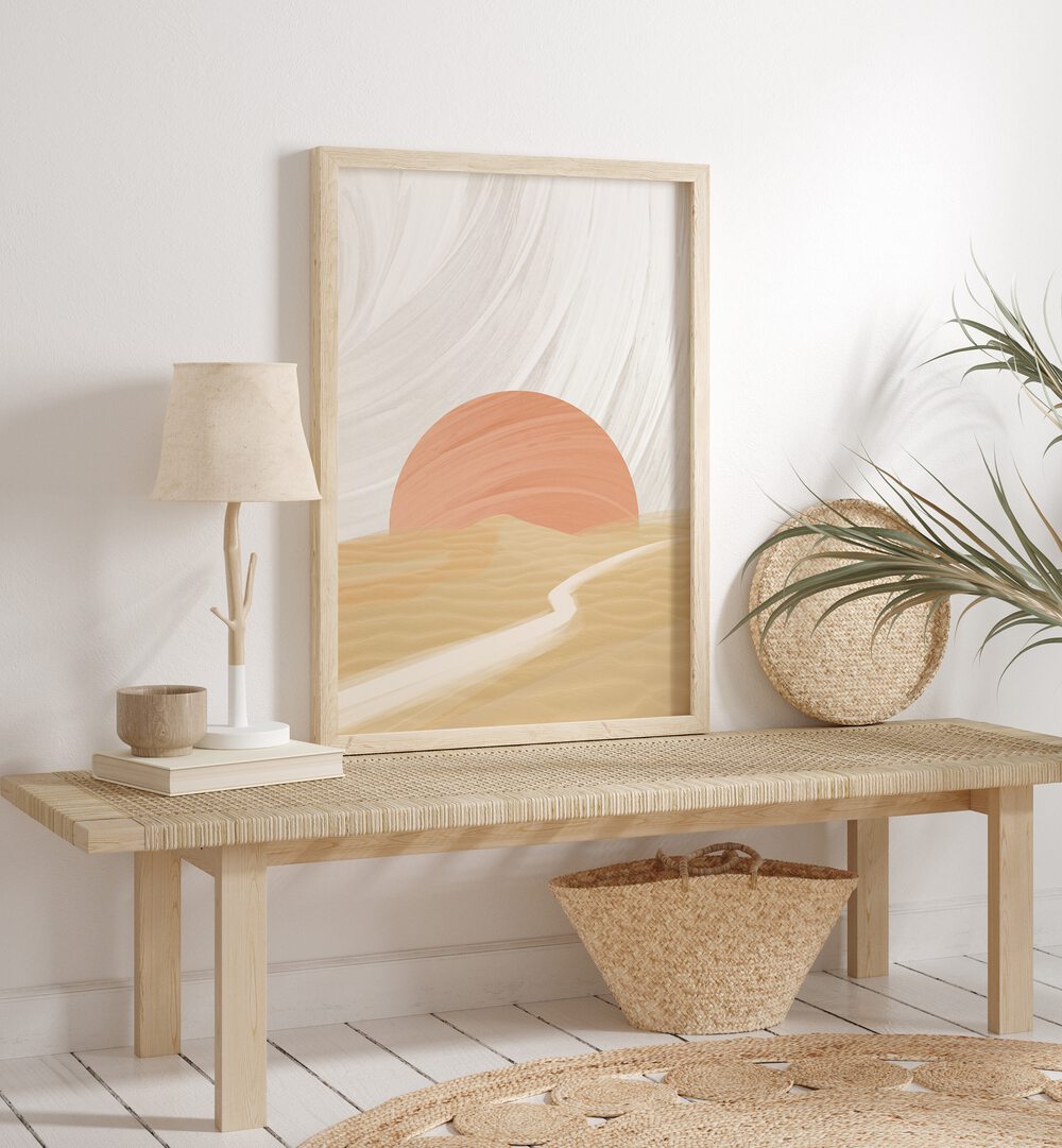 Elegant SARAH, LANDSCAPE PAINTINGS showcased in a serene setting, enhancing modern decor with style and functionality.