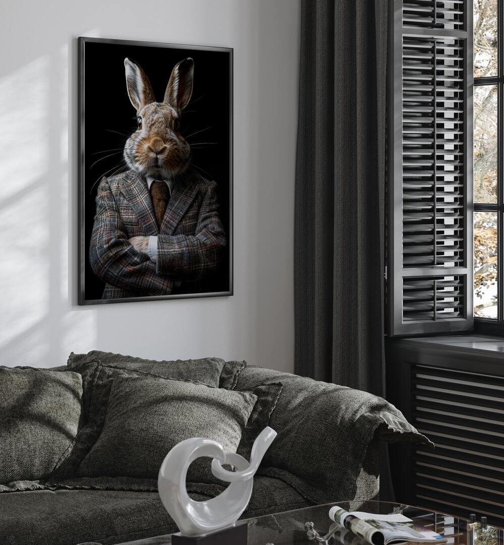 WILD SUITS - HARE , ANIMAL PAINTINGS