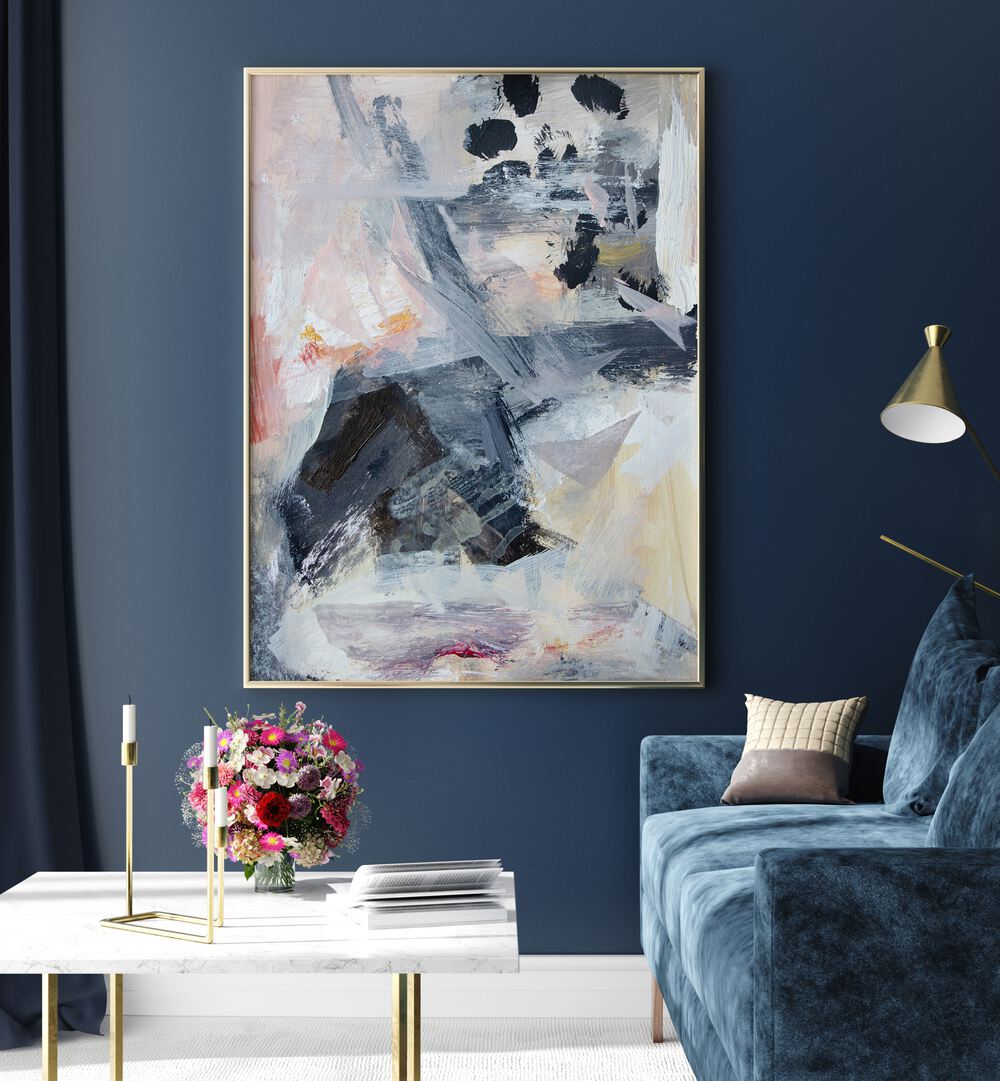 Explore LAYERS AND SHAPES, ABSTRACT PAINTINGS, enhancing modern decor with vibrant colors and dynamic textures.