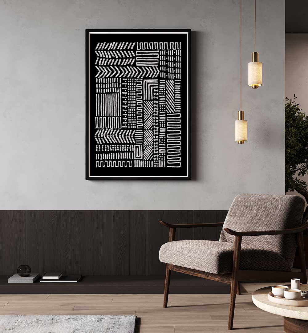 TRIBAL II , PATTERN ART PRINTS