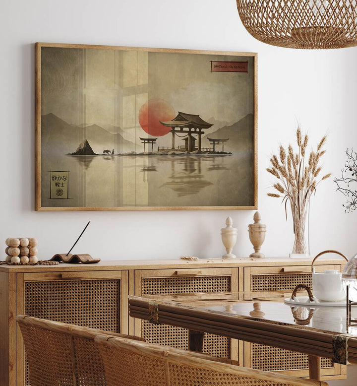 Tranquil SHIZUKA NA SENSH, JAPANESE PAINTINGS, enhances your space with serene beauty and elegance.