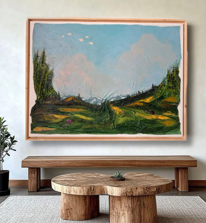SOMEWHERE IN  THE HILLS , HANDMADE ARTWORKS