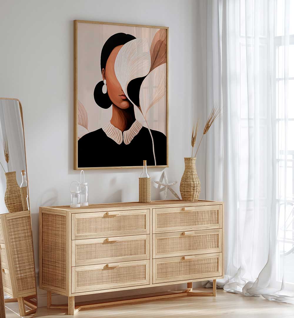 STUDIO PALETTE WOMAN , PORTRAITS & FIGURATIVE ILLUSTRATIONS