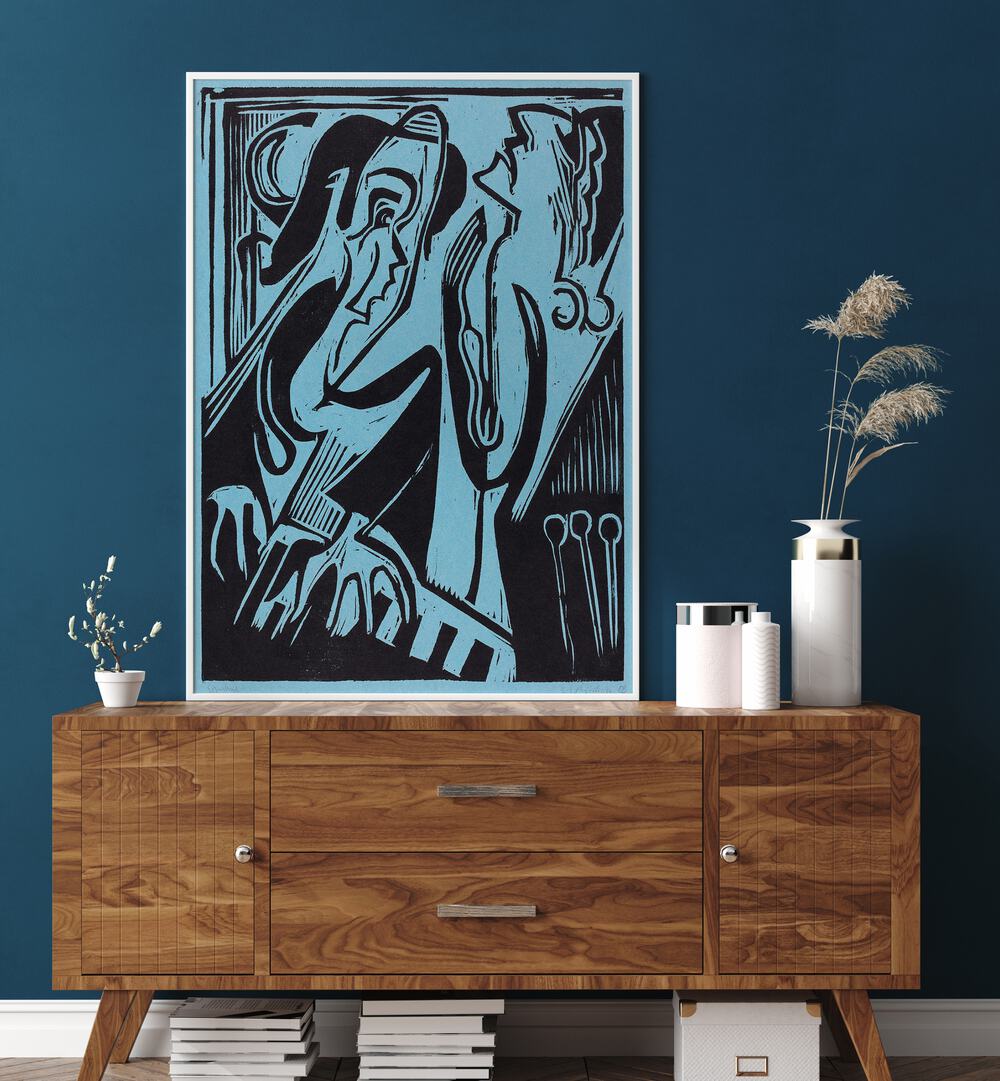 PIANIST AND SINGER (1928) , VINTAGE PAINTINGS