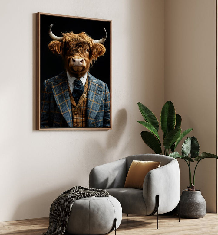 WILD SUITS - HIGHLAND CATTLE , ANIMAL PAINTINGS