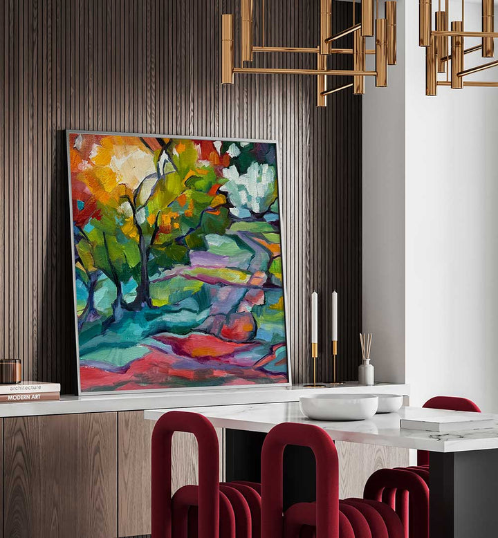 COLOURFUL PATH , LANDSCAPE PAINTINGS