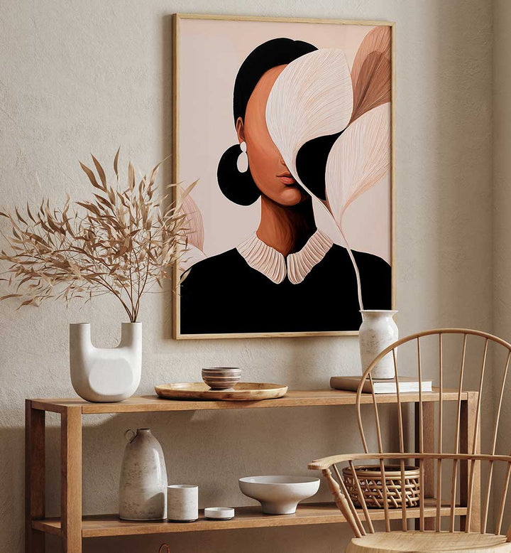 STUDIO PALETTE WOMAN , PORTRAITS & FIGURATIVE ILLUSTRATIONS