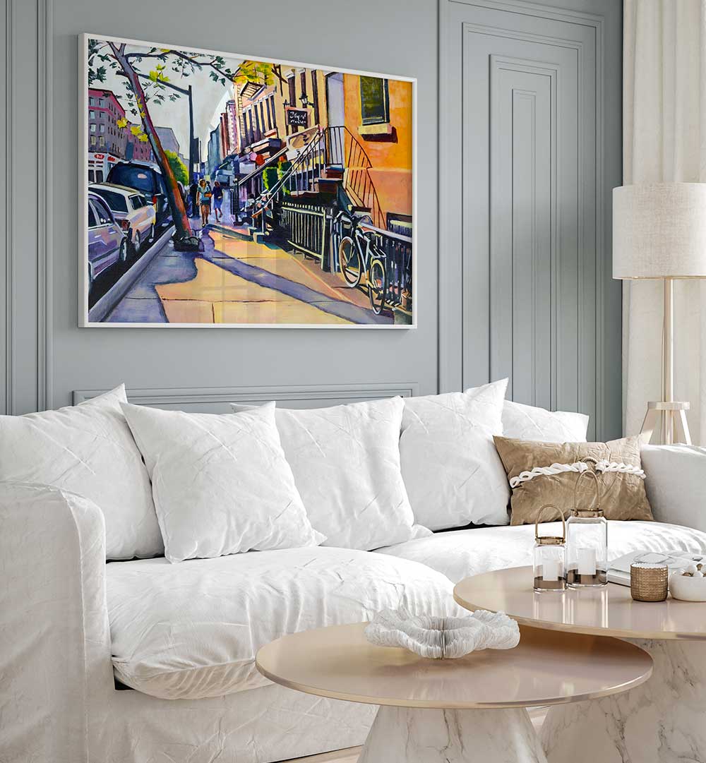 LOWER EASTSIDE , LANDSCAPE PAINTINGS