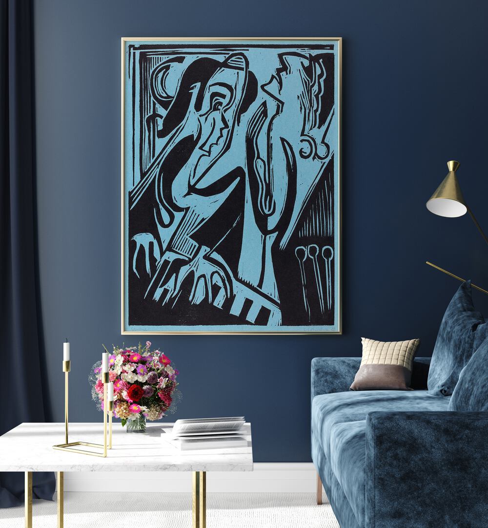 PIANIST AND SINGER (1928) , VINTAGE PAINTINGS