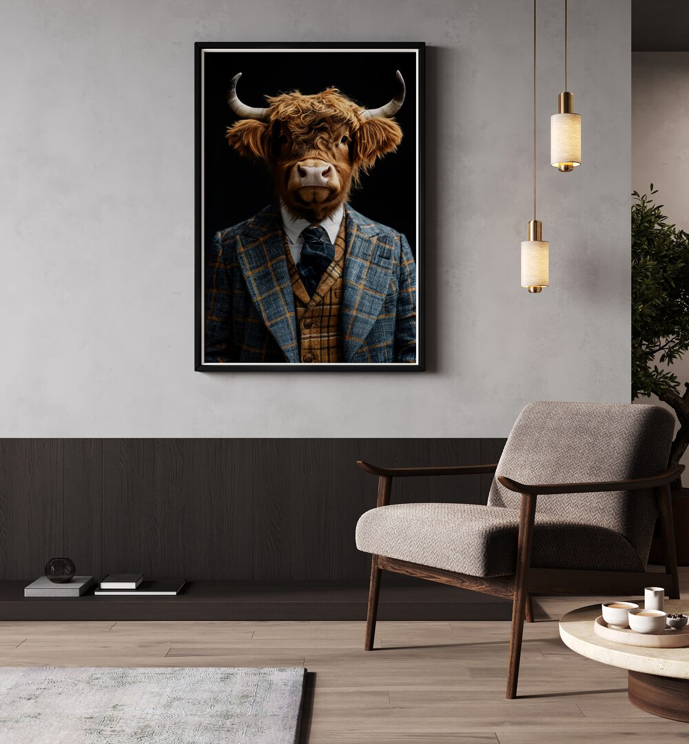 WILD SUITS - HIGHLAND CATTLE , ANIMAL PAINTINGS