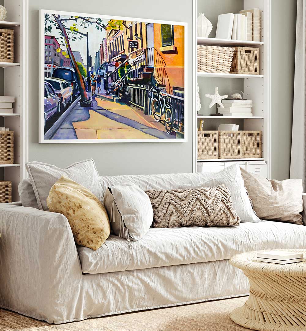 LOWER EASTSIDE , LANDSCAPE PAINTINGS
