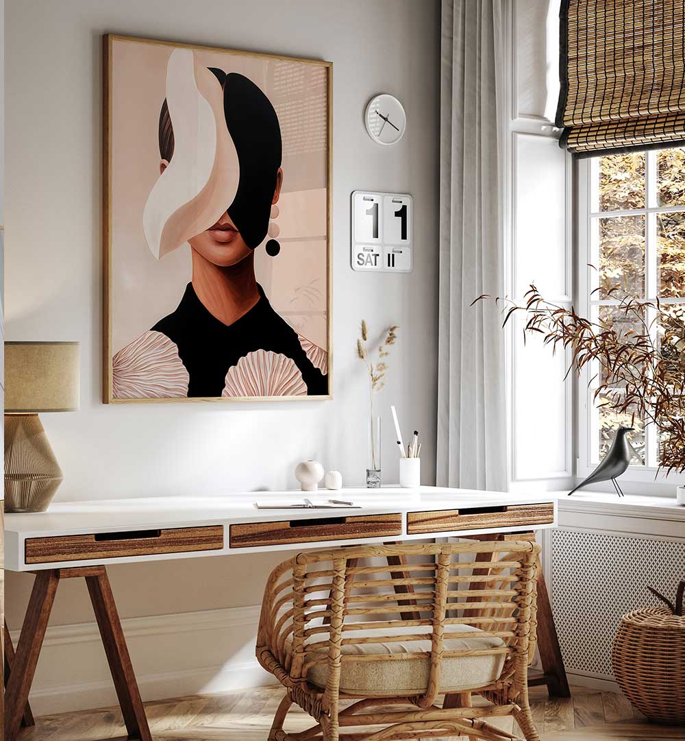 STUDIO PALETTE FLOWERS II , PORTRAITS & FIGURATIVE ILLUSTRATIONS