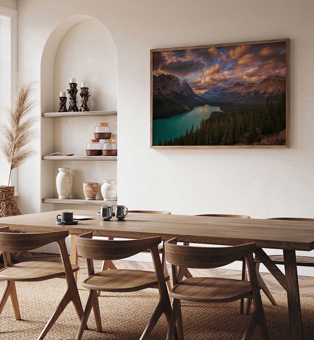 PEYTO LAKE AT DUSK , PHOTOGRAPHY PRINTS