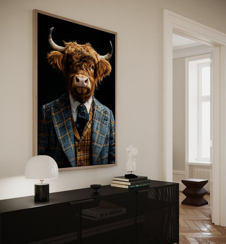 WILD SUITS - HIGHLAND CATTLE , ANIMAL PAINTINGS