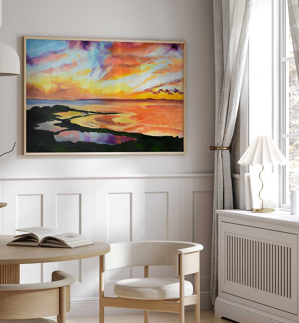 SUNSET II , BEACH PAINTINGS