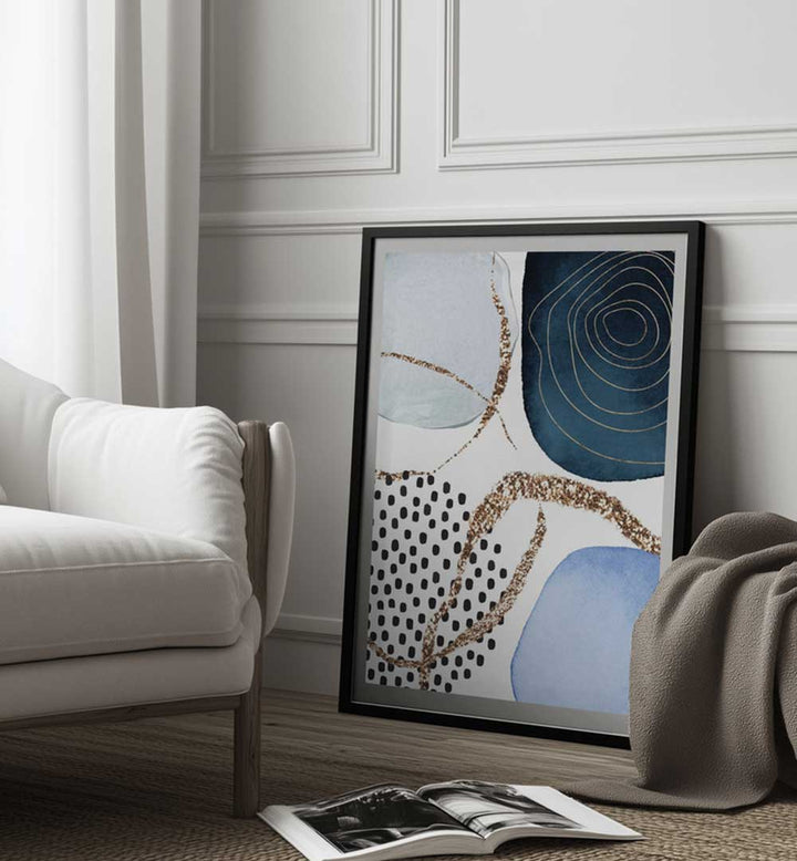 AESTHETIC BLUES I , ABSTRACT PAINTINGS