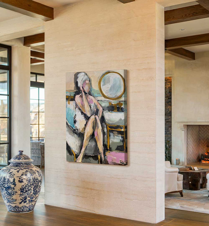 BATHROOM CONVERSATION , BATHROOM ART PRINTS