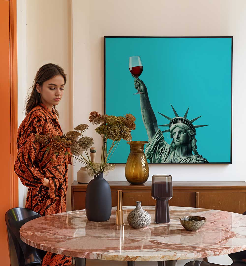 LIBERTY OF DRINKING II , ALTERED ART PRINTS
