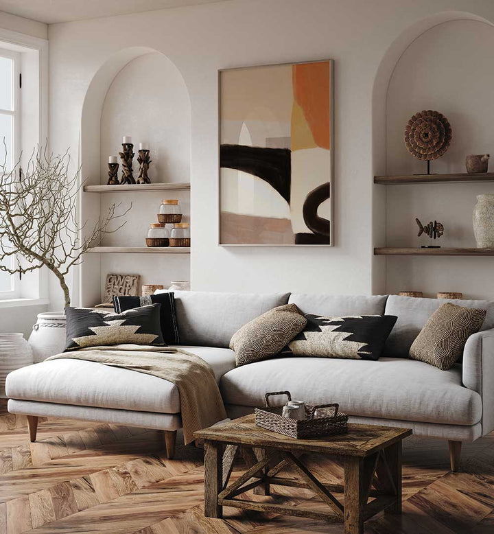 BOLD COLORS SHAPES V , ABSTRACT PAINTINGS