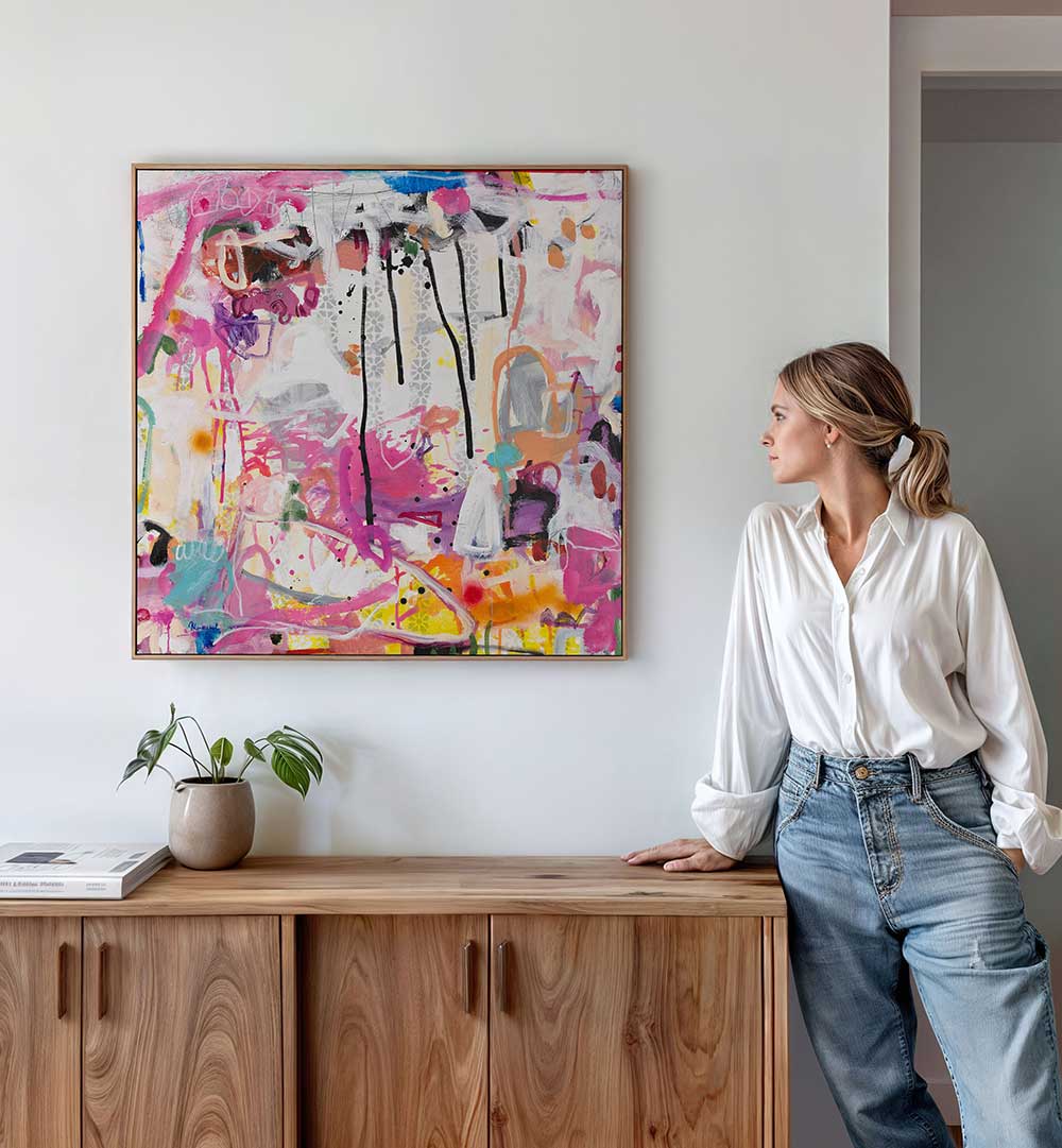 FIRST LOVE , ABSTRACT PAINTINGS