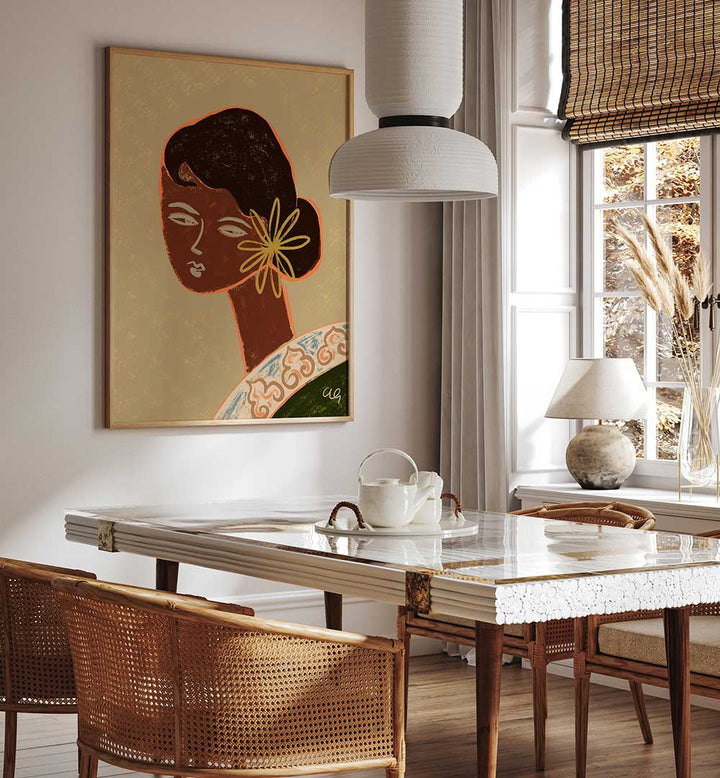 THE GREEN LADY, PORTRAITS & FIGURATIVE ILLUSTRATIONS