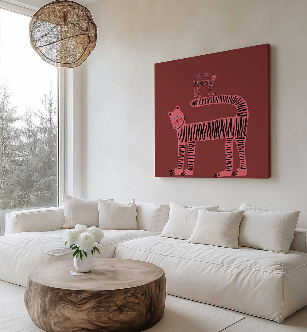 TIGER CAT , KIDS ROOM PAINTINGS