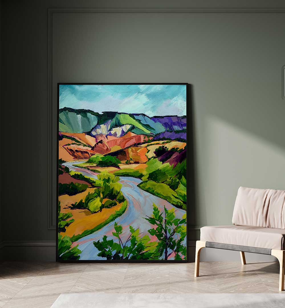NEW MEXICO , LANDSCAPE PAINTINGS