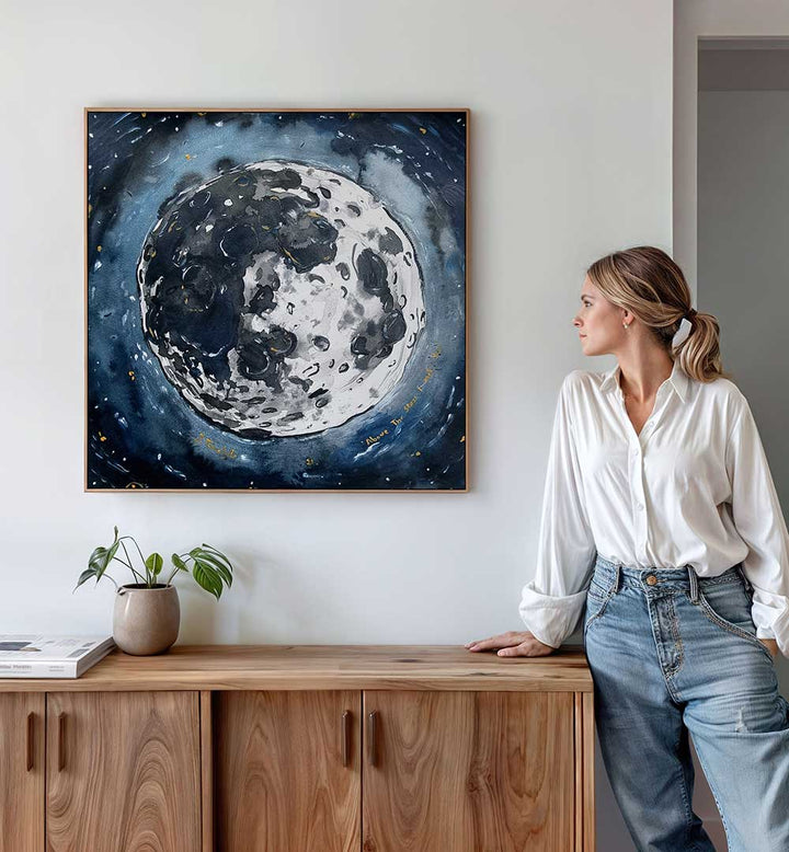 ABOVE THE STARS I MET YOU , KIDS ROOM PAINTINGS