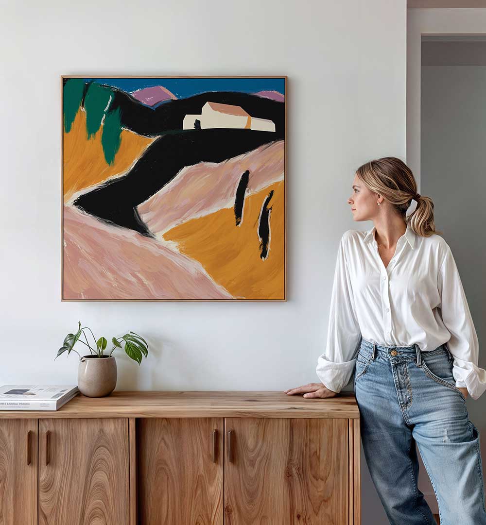 ABSTRACT LANDSCAPE IV , ABSTRACT PAINTINGS