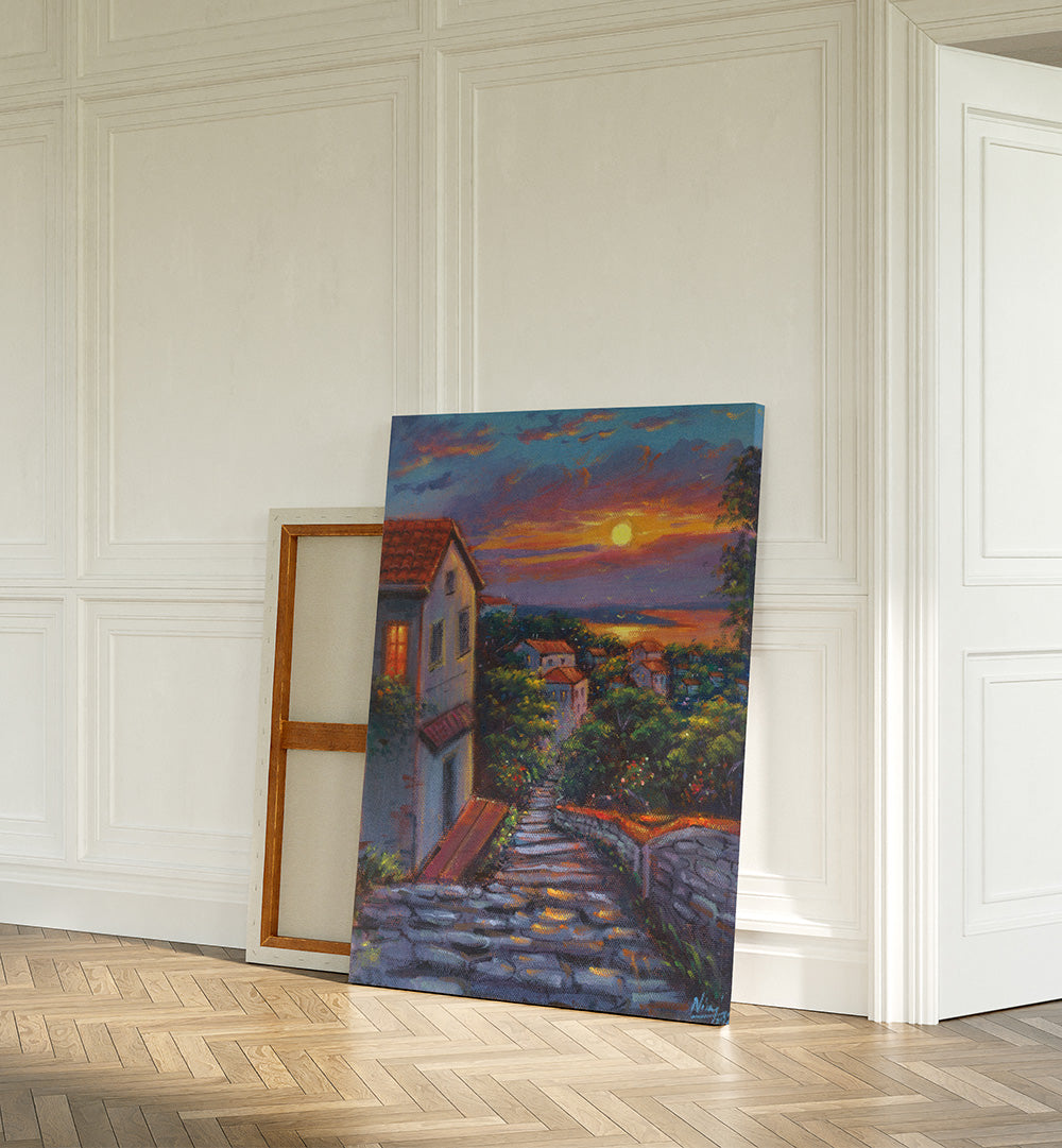 STEPS TOWARD THE TWILIGHT , HANDMADE ARTWORKS