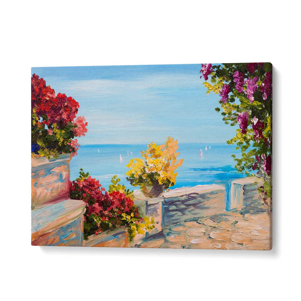 A Canvas of Memories Vintage  European Paintings in Gallery Wrap