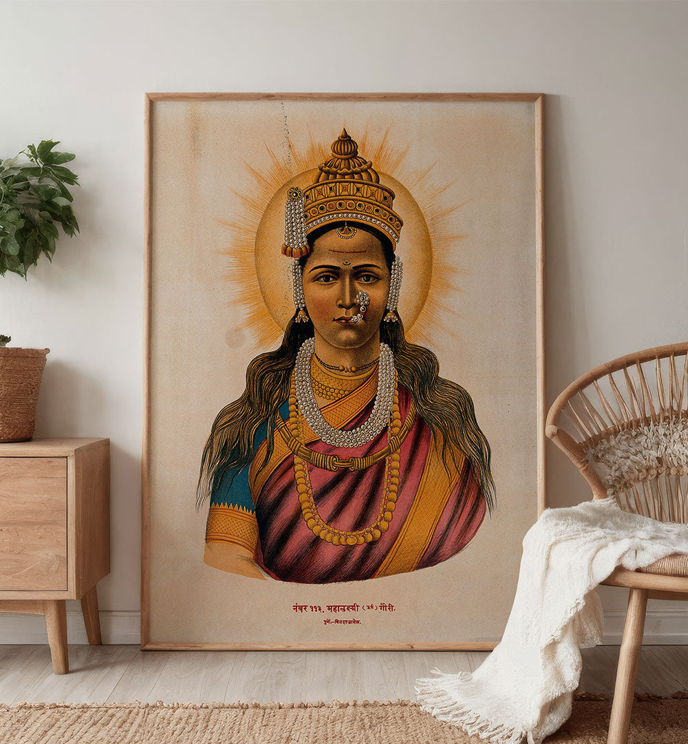 A HEAVILY JEWELLED LAKSHMI