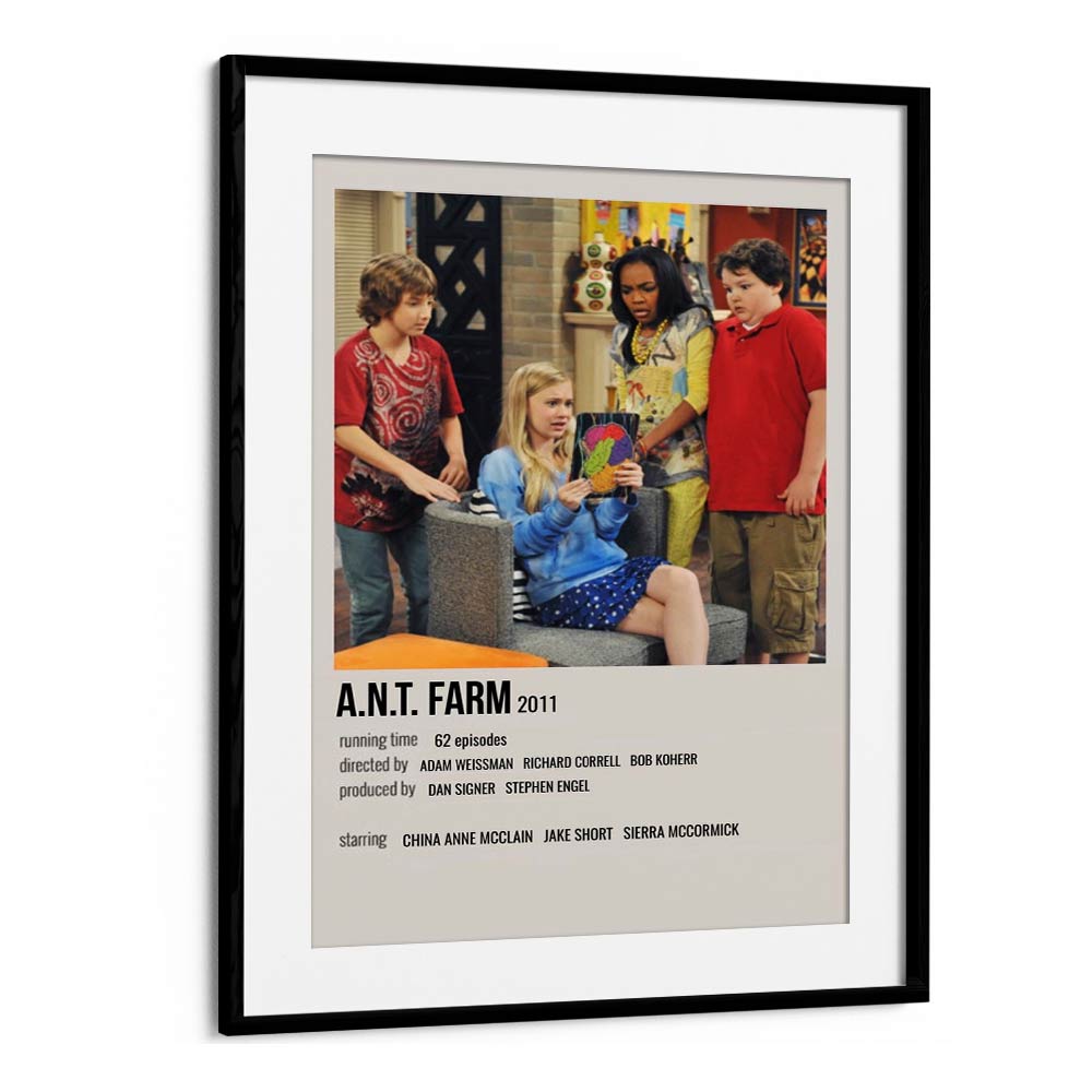 A N T Farm 2011 Movie Posters in Black Frame With Mount